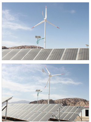 Οριζόντιοι ανεμοστροβίλων 3KW 48V CE ανεμόμυλοι άξονα εγχώριων γιοτ οριζόντιοι