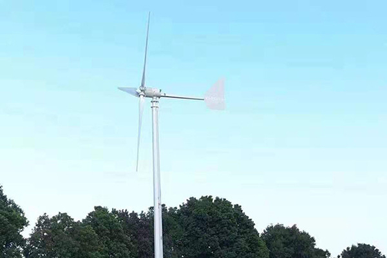 1KW 48V οριζόντιες άξονα αέρα εγκαταστάσεις αιολικής ενέργειας άξονα γεννητριών τουρμπίνας κατοικημένες οριζόντιες